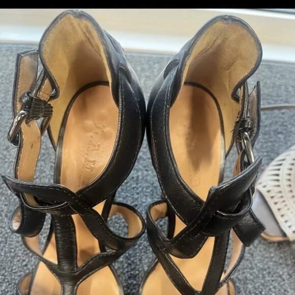 L.A.M.B. Black High Heel Size 7 1/2 - Picture 2 of 4